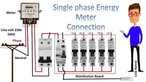 diy electric meter box install|single phase meter wiring diagram.